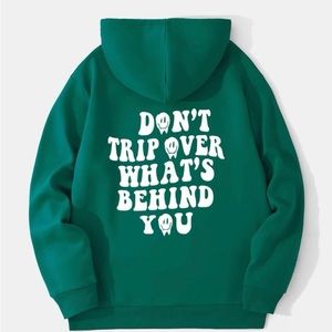 Green Graphic Hoodie